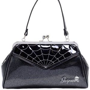 Sourpuss Backseat Baby Spiderweb Purse